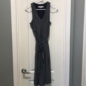 The Loft v-neck dress